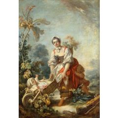 The Joys of Motherhood Painting Reproduction