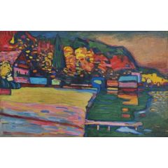 Lake Starnberg Painting Reproduction