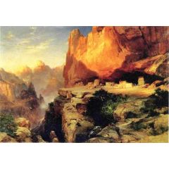 Cliff Dwellers Painting Reproduction