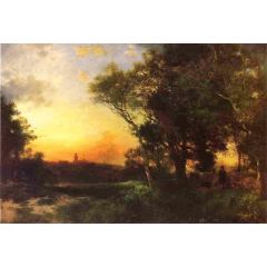 Mexican Landscape near Cuernavaca Painting Reproduction