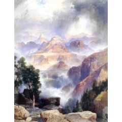 A Showery Day, Grand Canyon Painting Reproduction