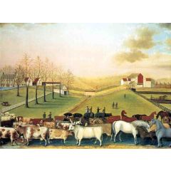 The Cornell Farm Painting Reproduction