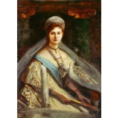 Empress Alexandra Fyodorovna of Russia Painting Reproduction