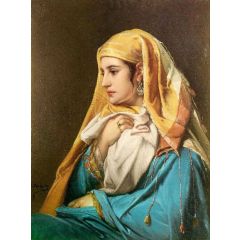 Contemplation(also known as Oriental Lady) Painting Reproduction