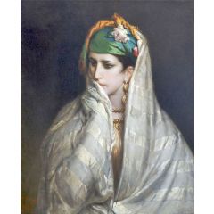 Young Woman from Tanger Painting Reproduction