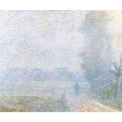 Path in the Fog Painting Reproduction