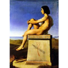 Polytès, Fils de Priam, Observant les Mouvements des Grecs vers Troie Painting Reproduction
