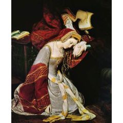 Anne Boleyn in the Tower Painting Reproduction