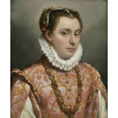 Portrait of a Young Woman Painting Reproduction