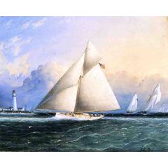 Yacht Race Painting Reproduction