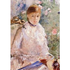 Summer, also known as Young Woman by a Window Painting Reproduction