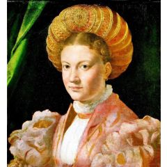 Portrait of a Young Woman Painting Reproduction
