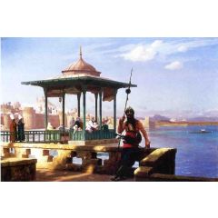 The Harem in a Kiosk Painting Reproduction