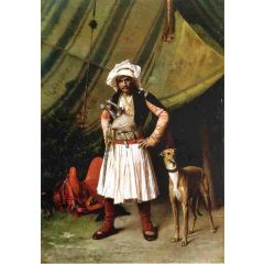 Bashi-Bazouk and His Dog Painting Reproduction
