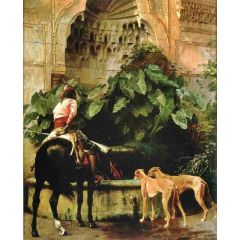 Home from the Hunt Painting Reproduction