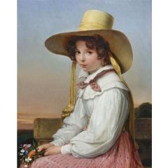 Portrait of Nency Destouches Painting Reproduction
