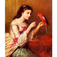 An Attentive Friend Painting Reproduction