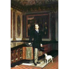 Le Comte de la Rouchefoucauld et duc de Doudeauville Painting Reproduction