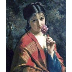 A Rose Painting Reproduction