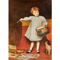 Portrait of a Child Painting Reproduction