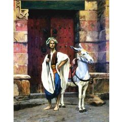 Sais and His Donkey Painting Reproduction