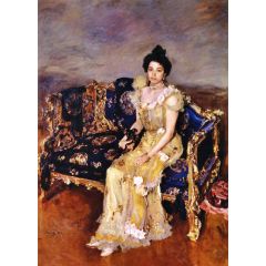 Portrait of Sophia Botkina Painting Reproduction