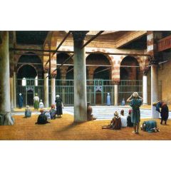 Interior of a Mosque Painting Reproduction