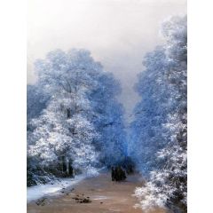 Winter Landscape Painting Reproduction