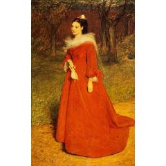 The Artist’s Wife, Ellen Moxon Painting Reproduction