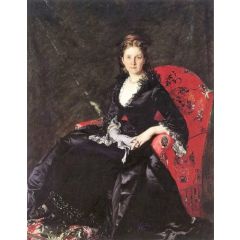Portrait of Mme N. M. Polovtsova Painting Reproduction