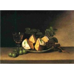 Still Life with Cake Painting Reproduction
