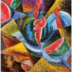 Still Life - Watermelon Painting Reproduction