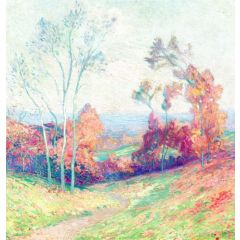 By the Sea in Brittany Painting Reproduction