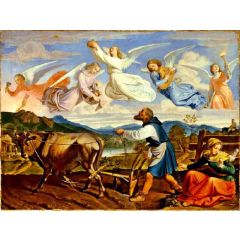 The dream of St. Isidor Painting Reproduction