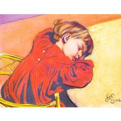 Sleeping Stas Painting Reproduction