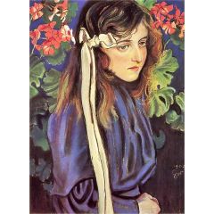 Portrait of Eliza Parenska Painting Reproduction