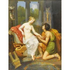 Helen and Paris Painting Reproduction