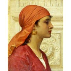 A Capri Girl Painting Reproduction