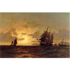 Return of the Whales Painting Reproduction