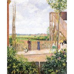 Bedford Park, Bath Road(also known as The Footbridge, London) Painting Reproduction