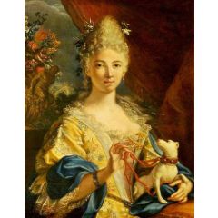Portrait of Eva Maria Garrick Painting Reproduction