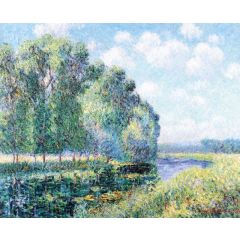 A Bend in the Eure Painting Reproduction