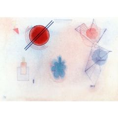 Green in the Middle Painting Reproduction