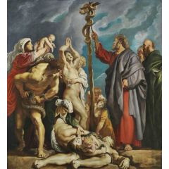 Moses and the Brazen Serpent Painting Reproduction