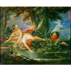 The Bather Surprised Painting Reproduction