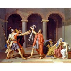Oath of the Horatii Painting Reproduction