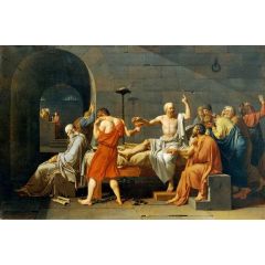 The Death of Socrates Painting Reproduction