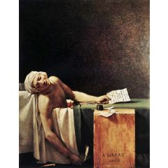 The Death of Marat Painting Reproduction