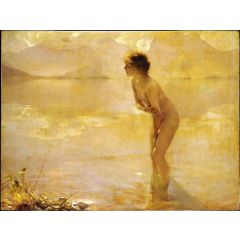 September Morn Painting Reproduction