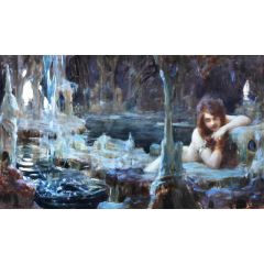 Young Naiad Painting Reproduction